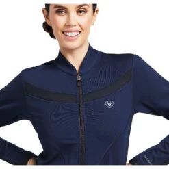 Sweatshirt Ariat Ascent Full Zip Navy Ladies -Equestrian Supply Store Ariat Ascent Full Zip Sweatshirt Navy Ladies 4 28f32de7 bc36 406c a79e 4805ea8a75d3