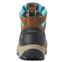 Brown And Turquoise Ariat Terrain H20 Boots For Women 9 Brown And Turquoise Ariat Terrain H20 Boots For Women -Equestrian Supply Store Ariat Boots Terrain H20 Brown Turquoise Ladies 3