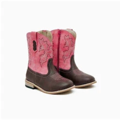 Western Boots Baxter Childrens Light Pink & Brown Junior -Equestrian Supply Store Baxter Western Boots Childrens Light Pink Brown Junior 506cc564 e3b8 42fe ab0a 7242fe7d683a
