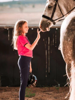 Child's Navy Lexington Tights In Earlwood -Equestrian Supply Store Earlwood Lexington Tights Navy Childs 9