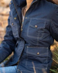 Outback Blue Ridge Jacket Navy -Equestrian Supply Store Outback Blue Ridge Jacket Navy 12