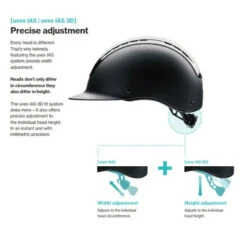 Helmet Uvex Onyxx Matt Black 49cm-54cm -Equestrian Supply Store Uvex Helmet Onyxx Matt Black 49cm 54cm 5