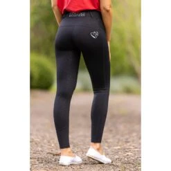 BARE Equestrian Performance Riding Tights For Black Riders -Equestrian Supply Store bare equestrian performance riding tights black rider southern sport horses 4