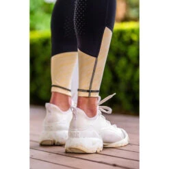 BARE Equestrian Lemon Performance Riding Tights 8 BARE Equestrian Lemon Performance Riding Tights -Equestrian Supply Store bare equestrian performance riding tights lemon southern sport horses 4