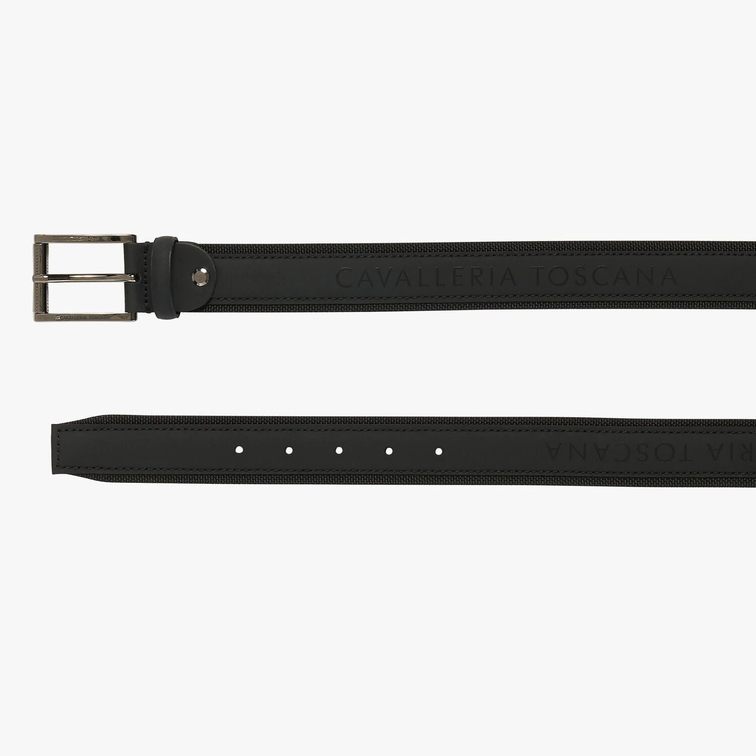 Cavalleria Toscana Laser Cut Leather Belt -Men's 2 Cavalleria Toscana Laser Cut Leather Belt -Men's - Image 2