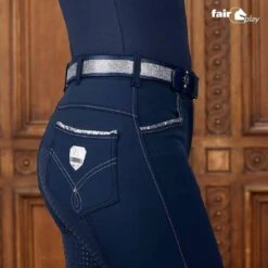 Full Seat Breeches - Fair Play Cleo Silicon - High-Quality Equestrian Apparel -Equestrian Supply Store full seat breeches fair play cleo silicon high quality equestrian apparel southern sport horses 3