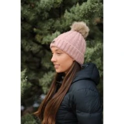 HLH Equestrian Apparel Luxe Fleece Winter Beanie -Equestrian Supply Store hlh equestrian apparel luxe fleece winter beanie southern sport horses 5