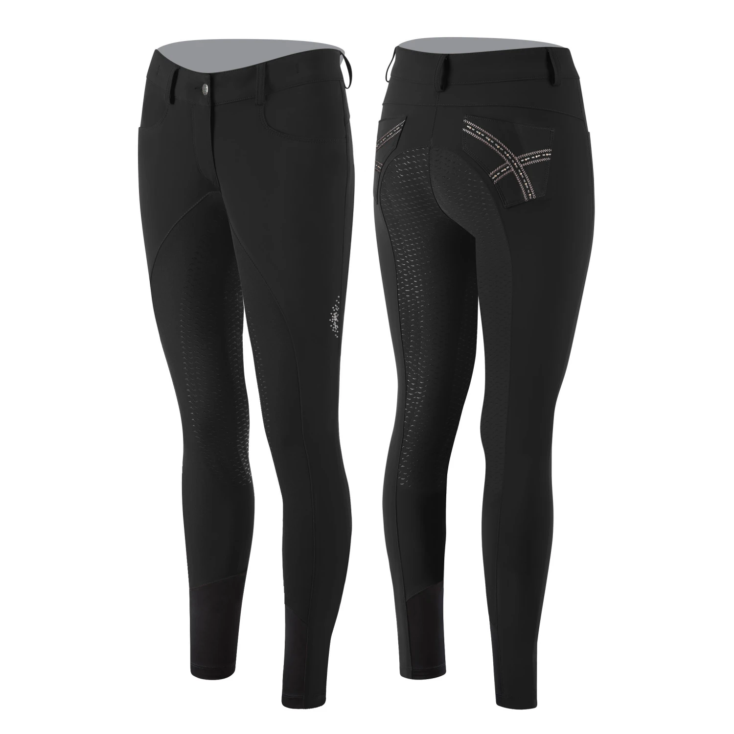 Ladies Animo Nibras Breeches For Equestrian Riding 2 Ladies Animo Nibras Breeches For Equestrian Riding - Image 2