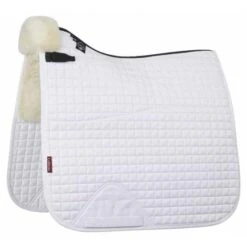 LeMieux Merino+ Half Lined Dressage Square -Equestrian Supply Store lemieux merino half lined dressage square southern sport horses 3