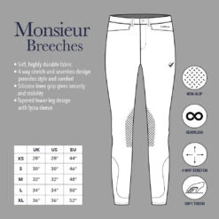 LeMieux Monsieur Men's Breeches -Equestrian Supply Store lemieux monsieur mens breeches southern sport horses 7